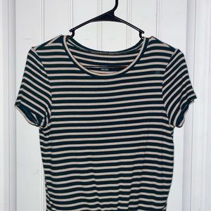 Stripped a&e cozy tee